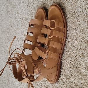 Frye Blair Side Ghillie Gladiator Sandal